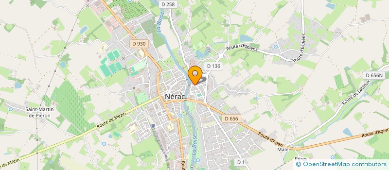 localisation de l'entreprise RIBEIRO EVOLUTION  NERAC