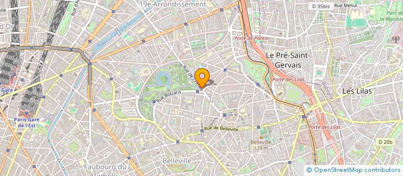 localisation de l'entreprise RIBEIRO FRIGAUX  PARIS