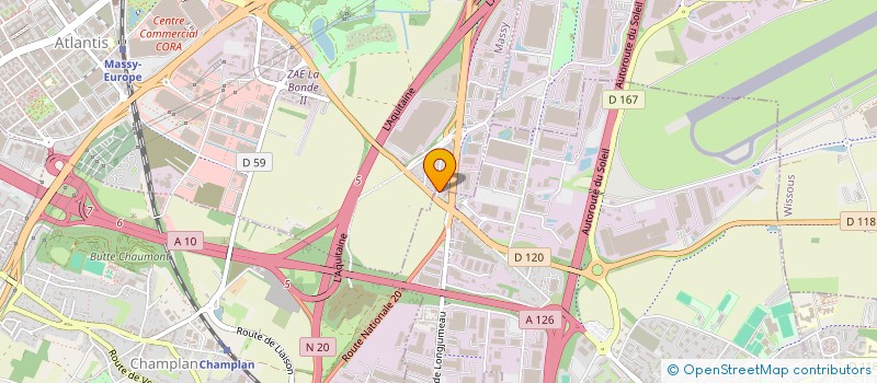 localisation de l'entreprise RIBEIRO LOCATION ENVIRONNEMENT à CHILLY-MAZARIN