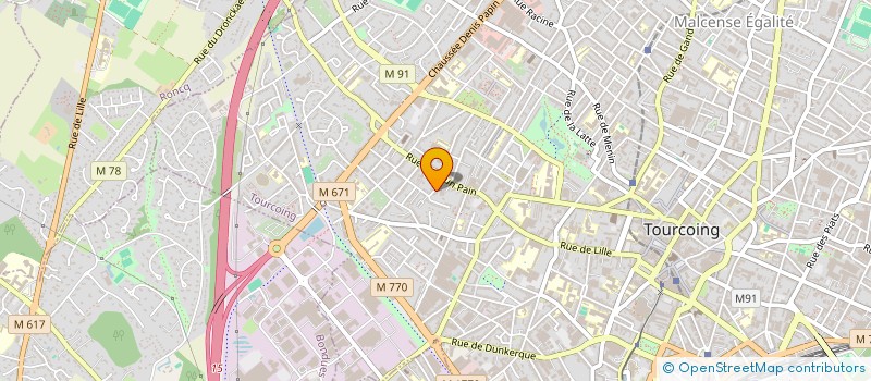 localisation de l'entreprise RIBEIRO PLOMBERIE à TOURCOING