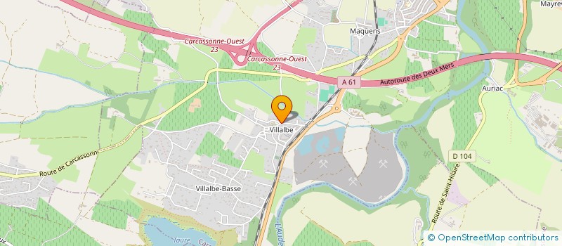 localisation de l'entreprise RIBEIRO SAS  CARCASSONNE