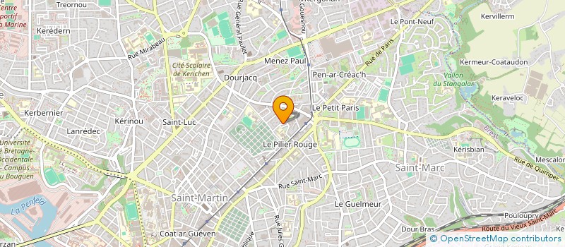 localisation de l'entreprise RIBEIRO SOUSA à BREST
