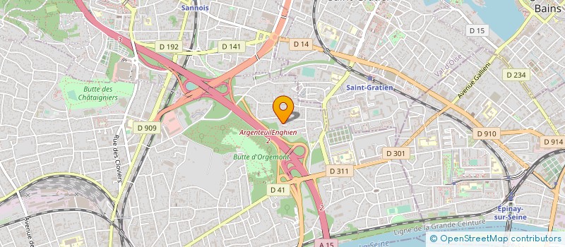 localisation de l'entreprise RIBELEC  ARGENTEUIL