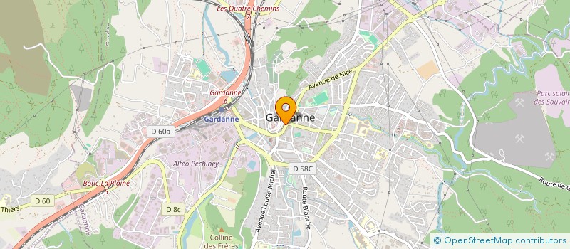 localisation de l'entreprise RIBELIO à GARDANNE