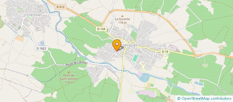 localisation de l'entreprise RIBELLA à PUISSERGUIER