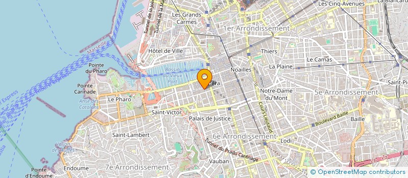 localisation de l'entreprise RIBELLA à MARSEILLE