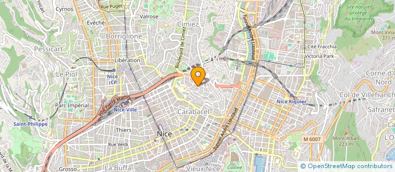 localisation de l'entreprise RIBELLU à NICE