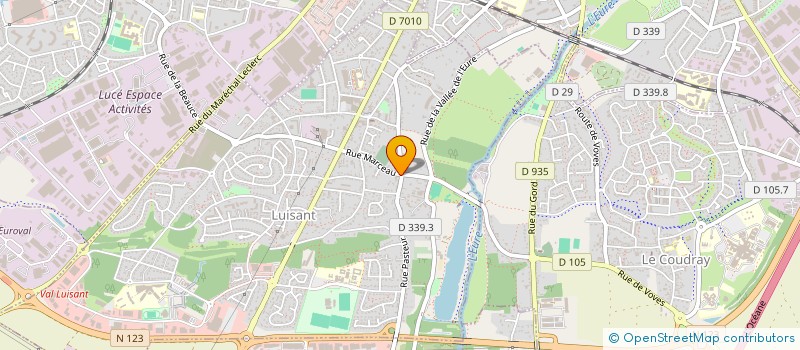 localisation de l'entreprise RIBELTRUCK à LUISANT