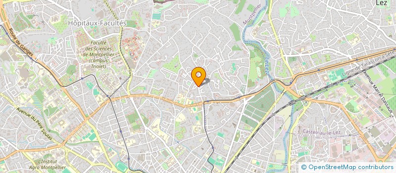 localisation de l'entreprise RIBES à MONTPELLIER