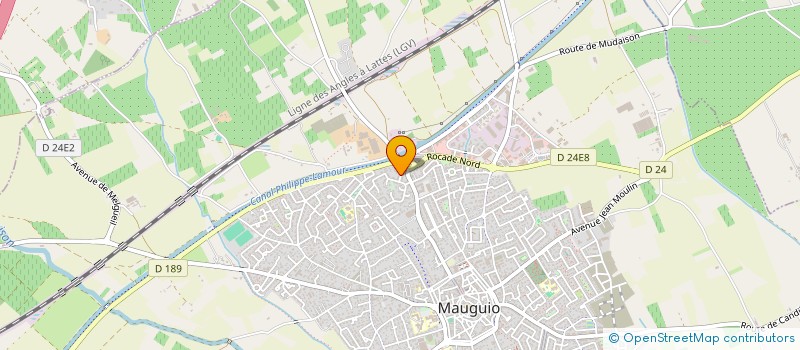 localisation de l'entreprise RIBES  MAUGUIO