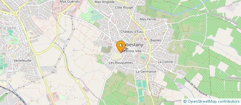 localisation de l'entreprise RIBES INVESTISSEMENTS  CABESTANY