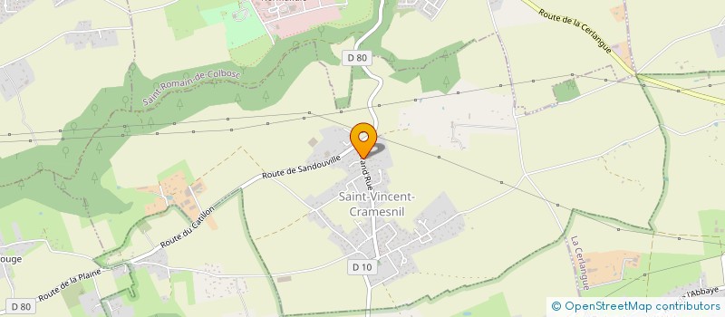 localisation de l'entreprise RIBET DAUBEUF  SAINT-VINCENT-CRAMESNIL