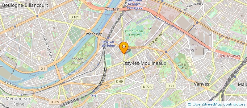 localisation de l'entreprise RIBET PRISSY IMPRESSION à ISSY-LES-MOULINEAUX