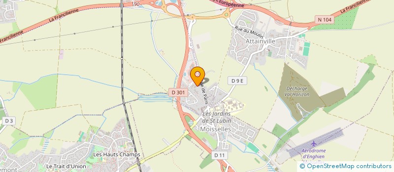 localisation de l'entreprise RIBETANCHE à BAILLET-EN-FRANCE