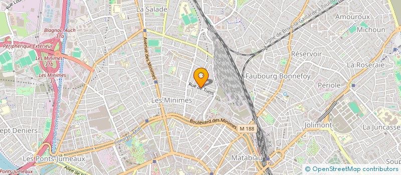 localisation de l'entreprise RIBEYREIX GIUSEPPIN INDIVISION à TOULOUSE