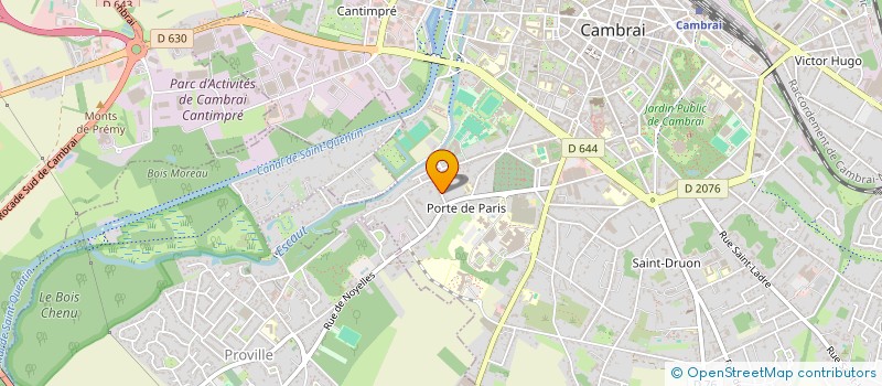 localisation de l'entreprise RIBHENT à CAMBRAI