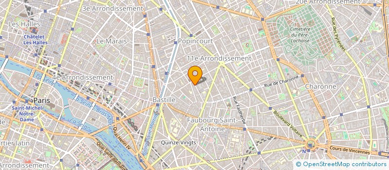 localisation de l'entreprise RIBIERE  PARIS