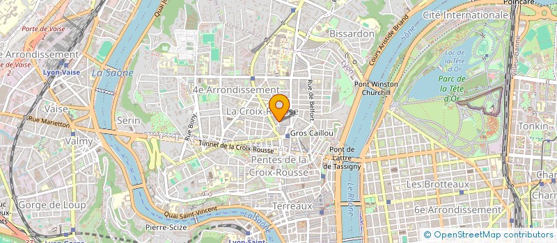 localisation de l'entreprise RIBINVEST  LYON 4EME