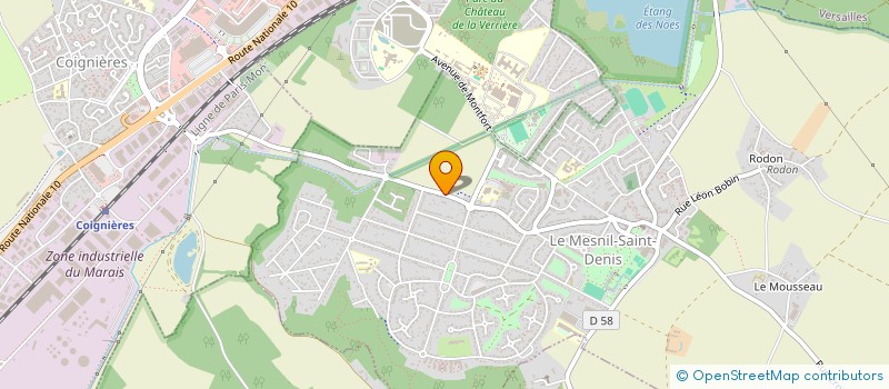 localisation de l'entreprise RIBINVEST  LE MESNIL-SAINT-DENIS