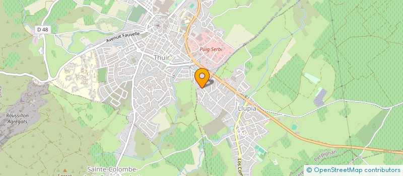 localisation de l'entreprise RIBINVEST  LLUPIA