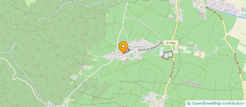 localisation de l'entreprise RIBOFER  HUNAWIHR