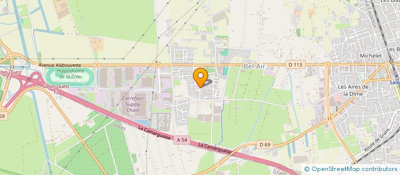 localisation de l'entreprise RIBOLDI  SALON-DE-PROVENCE