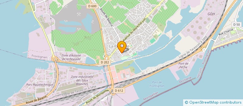 localisation de l'entreprise RIBOLEYS à FRONTIGNAN