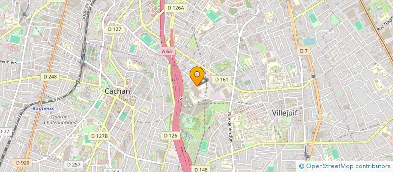 localisation de l'entreprise RIBONEXUS  VILLEJUIF