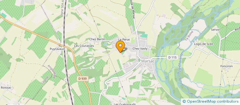 localisation de l'entreprise RIBORIA à MARSAC