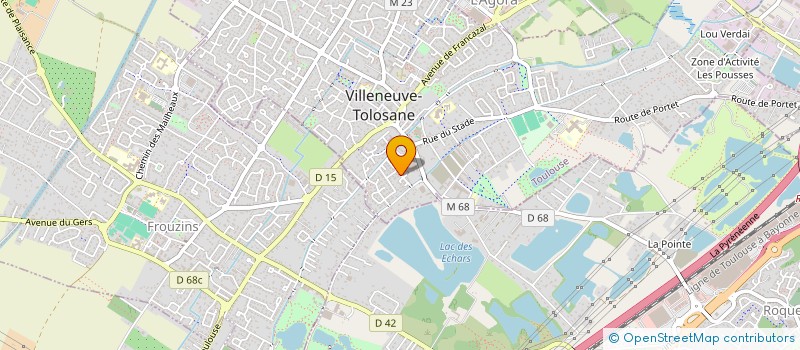 localisation de l'entreprise RIBOT à VILLENEUVE-TOLOSANE