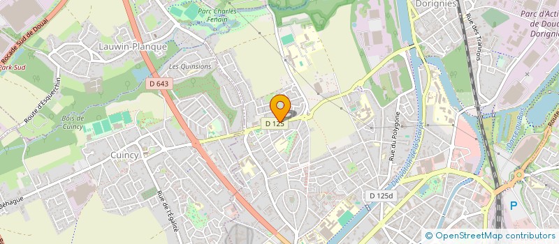 localisation de l'entreprise RIBOT DENTAIRE à DOUAI