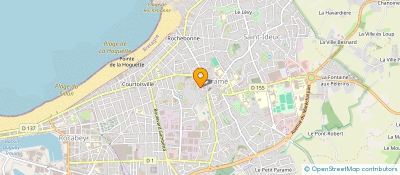 localisation de l'entreprise RIBOT-GOUIN  SAINT-MALO