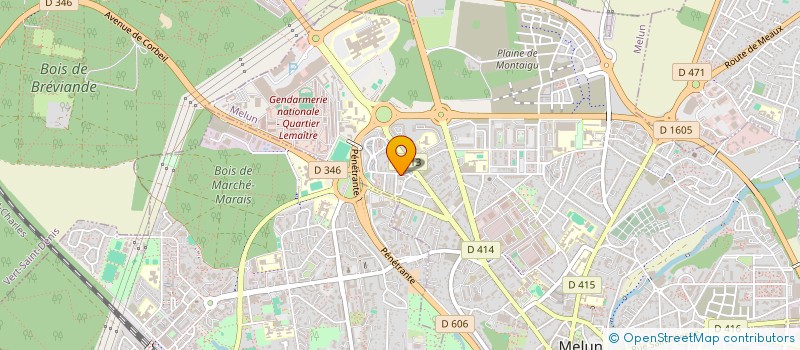 localisation de l'entreprise RIBOT LIBRE SERVICE SARL à MELUN