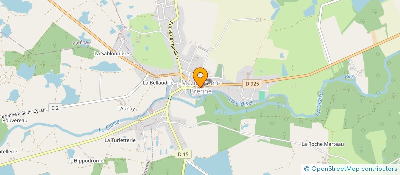 localisation de l'entreprise RIBOTON à MEZIERES-EN-BRENNE
