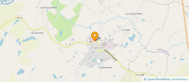 localisation de l'entreprise RIBOULEAU MONOSEM  LARGEASSE