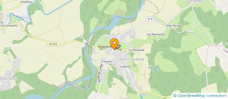 localisation de l'entreprise RIBOULET LOCATION  CREVANT-LAVEINE