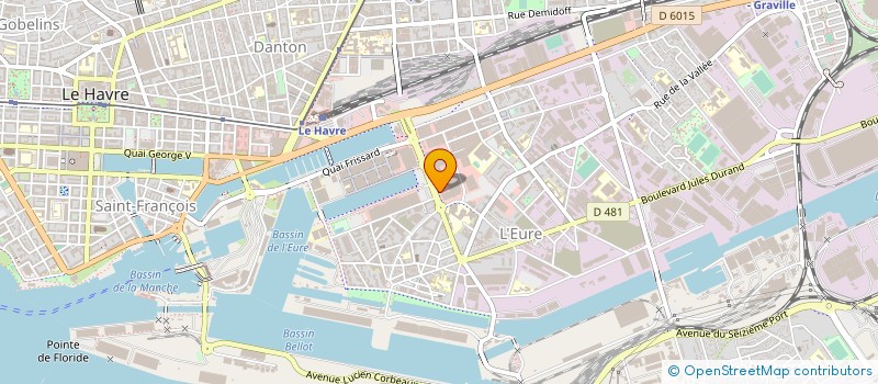 localisation de l'entreprise RIBOUR PARTICIPATIONS à LE HAVRE