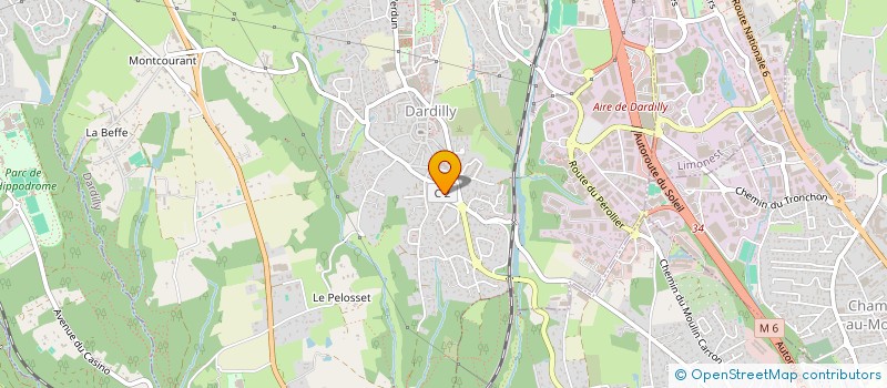 localisation de l'entreprise RIBS  DARDILLY