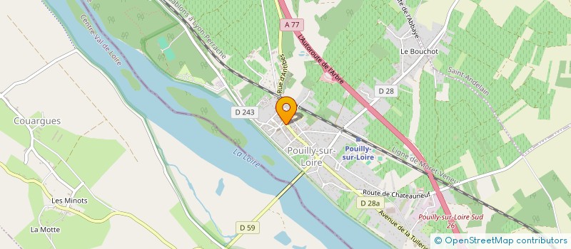 localisation de l'entreprise RIBSFELD  POUILLY-SUR-LOIRE