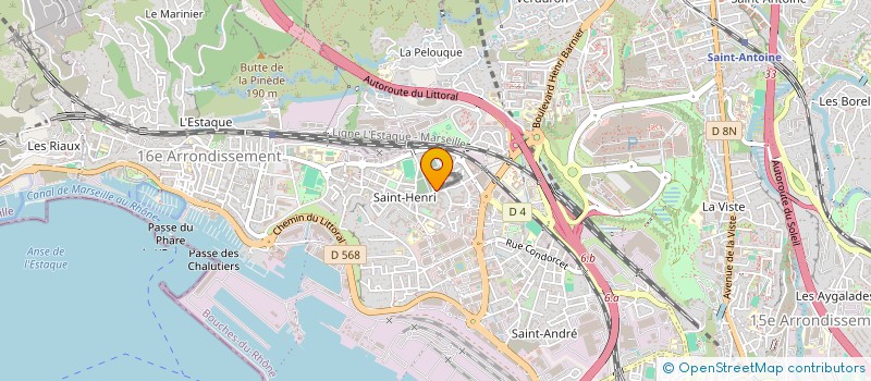 localisation de l'entreprise RIBTP à MARSEILLE
