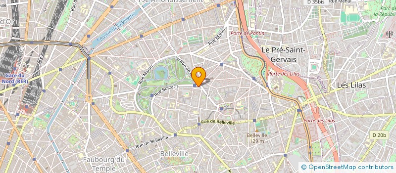 localisation de l'entreprise RIBUOT / HIRSCH  PARIS