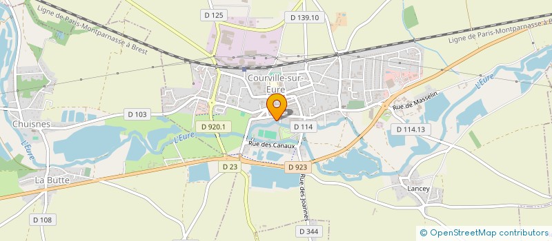 localisation de l'entreprise RIBUSTU à COURVILLE-SUR-EURE