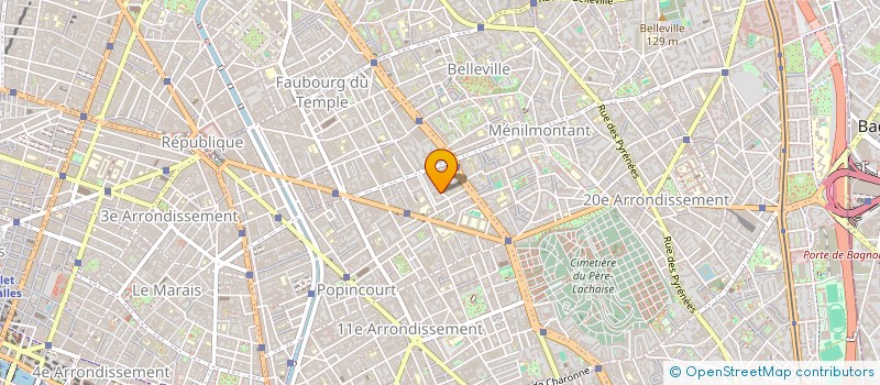 localisation de l'entreprise RIC  PARIS 11