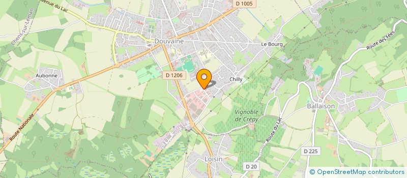 localisation de l'entreprise RIC  DOUVAINE