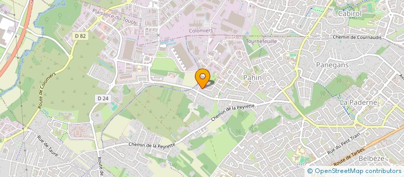 localisation de l'entreprise RIC à TOURNEFEUILLE