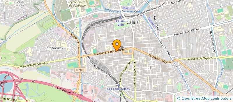 localisation de l'entreprise RIC à CALAIS