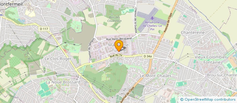 localisation de l'entreprise RIC'AUTO à CHELLES