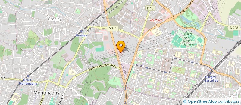 localisation de l'entreprise RIC'AUTO à GROSLAY
