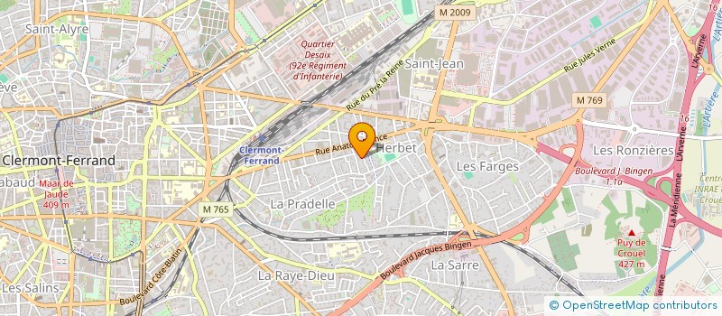 localisation de l'entreprise RIC RAC  CLERMONT-FERRAND