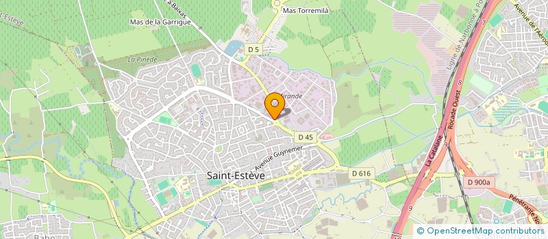 localisation de l'entreprise RIC-RIC  SAINT-ESTEVE